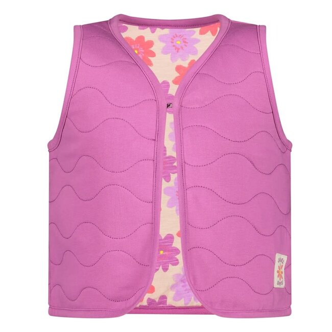 Jubel - Omkeerbaar Gilet Paars - Picknick Perfect