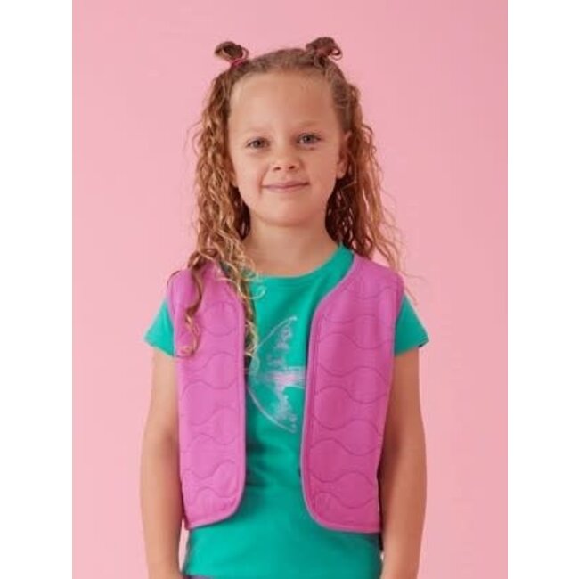 Jubel - Omkeerbaar Gilet Paars - Picknick Perfect