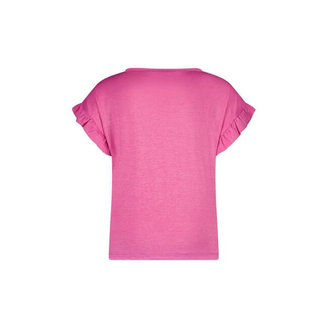 Like Flo - Jersey Glitter Tee Emma - Fuchsia