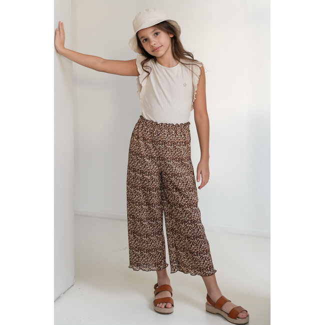 Like Flo - Rib Shirt With Ruffle - Kit