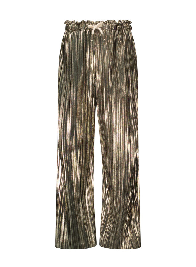 Like Flo - Metallic Plissé Pants Fenna - Army