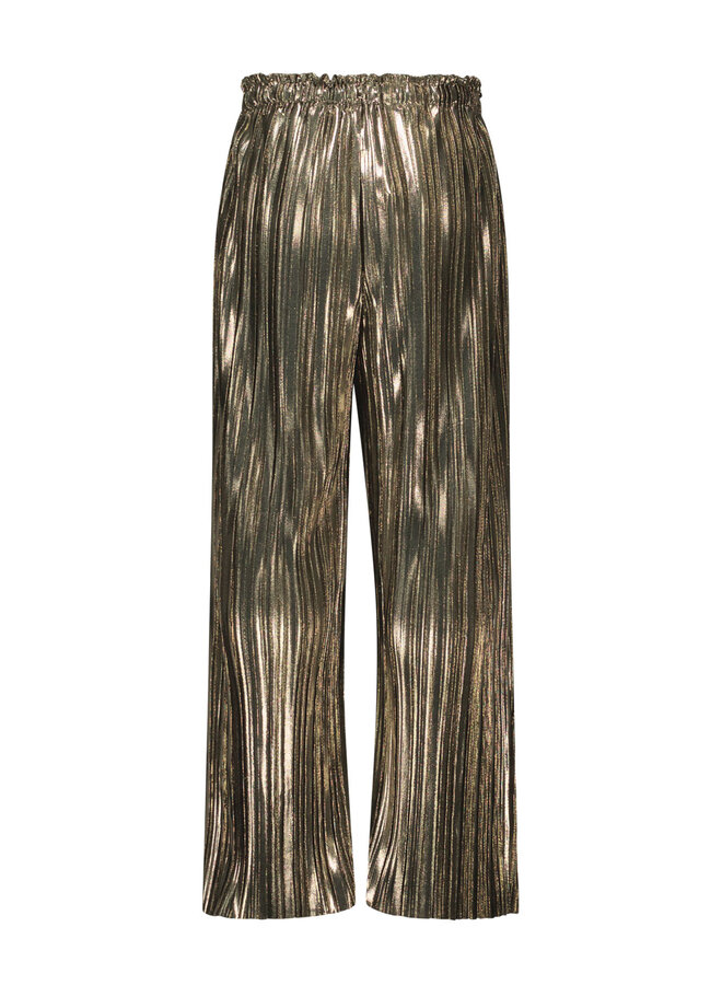 Like Flo - Metallic Plissé Pants Fenna - Army