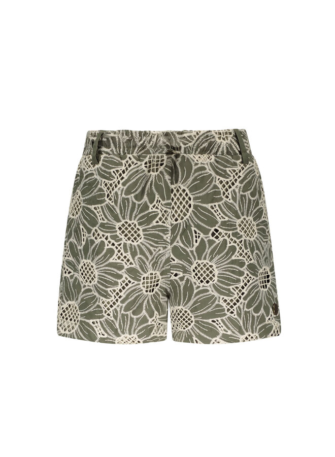 Like Flo - High Waist Shorty Florien - Army