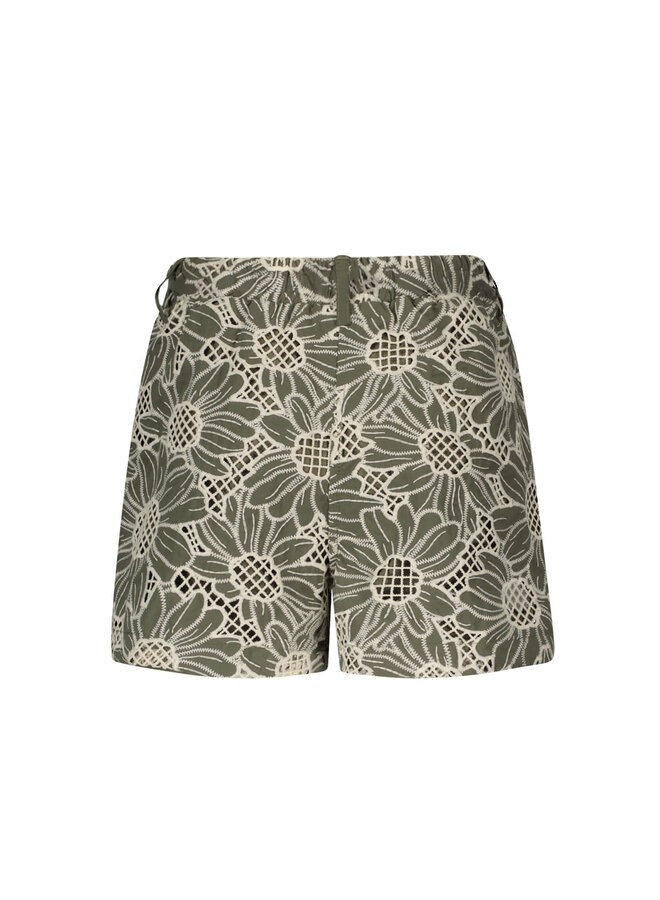 Like Flo - High Waist Shorty Florien - Army