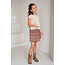 Like Flo - Plisse Mesh Skirt Sasha - Leopard Latte
