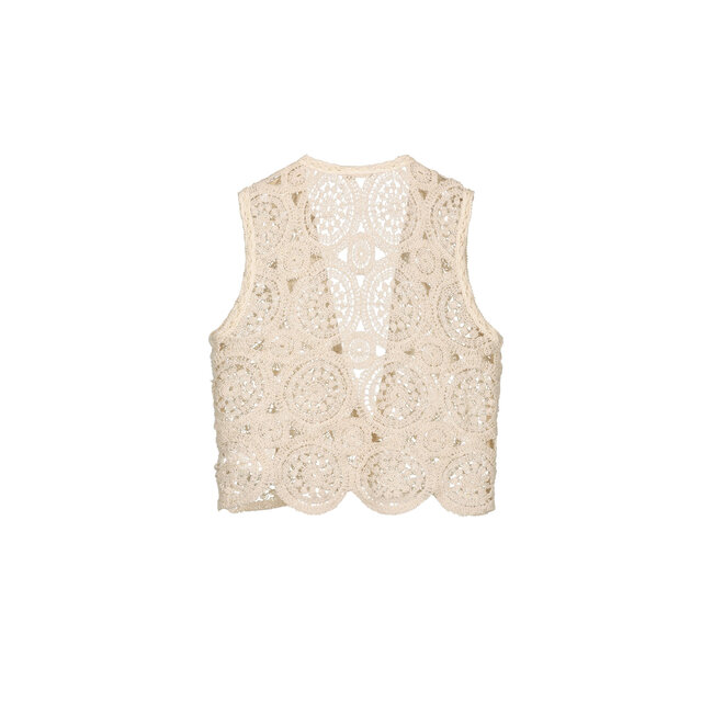 Like Flo - Knitted Crochet Gilet Diana - Kit