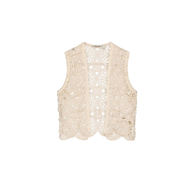Like Flo - Knitted Crochet Gilet Diana - Kit