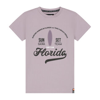 SKURK Skurk - T-shirt Twan - Aubergine