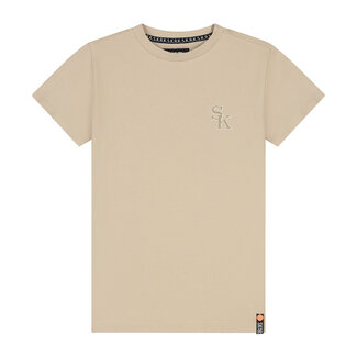 SKURK Skurk - Basic Tee Tasic - Sand