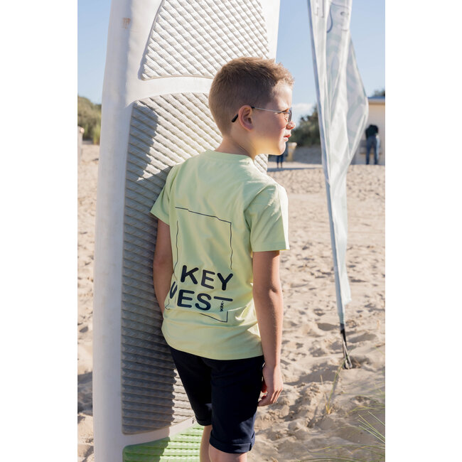 Skurk - T-shirt Tije - Lime