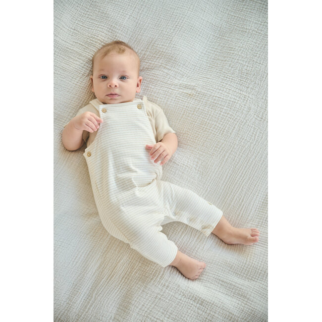 Petite Maison - Double Jersey Dungaree Silas - AOP Stripe