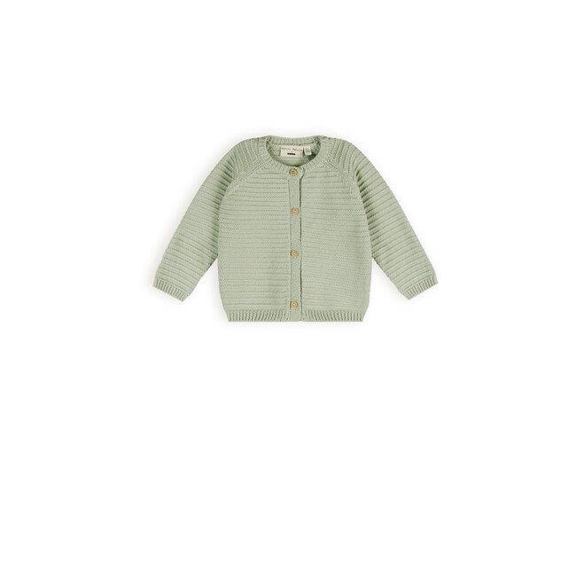 Petite Maison - Knitted Button Up Cardigan Kiki - Sea Foam