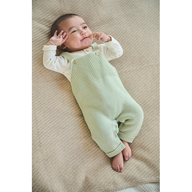 Petite Maison - Knitted Dungaree Seyo - Sea Foam
