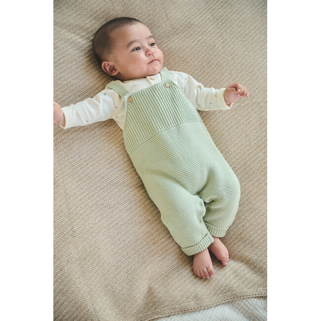 Petite Maison - Knitted Dungaree Seyo - Sea Foam