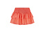 NoBell' - Smocked Ruffled Skirt Nika - Orange Coral