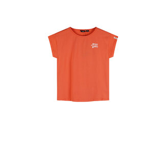 Nobell' NoBell' - Shirt Big Print At Back Kase - Orange Coral