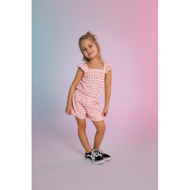 Quapi - Jumpsuit Zana - AOP Orange Graphic