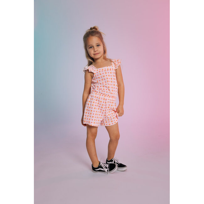 Quapi - Jumpsuit Zana - AOP Orange Graphic