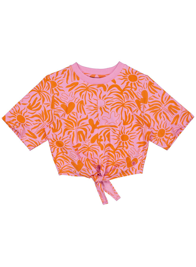 Quapi - Shirt Zem - AOP Pink Blush Flower
