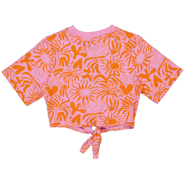 Quapi - Shirt Zem - AOP Pink Blush Flower