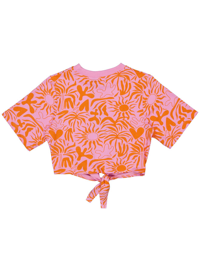 Quapi - Shirt Zem - AOP Pink Blush Flower