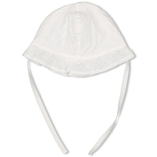 Feetje - Zonnehoed Broderie Wit - Summer Woven