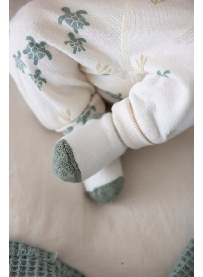 Feetje - Broek AOP Offwhite - Turtelly Cool