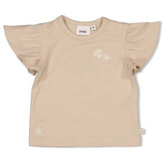 Feetje Feetje - T-shirt Ruches Zand - Starfish Wishes