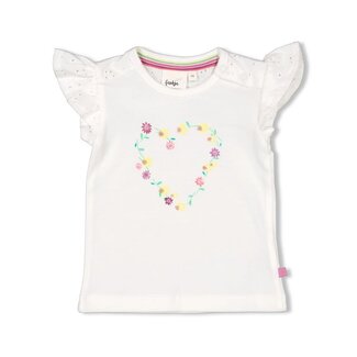 Feetje Feetje - T-shirt Wit - Picknick Perfect