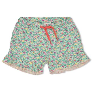 Feetje Feetje - Short AOP Groen - Picknick Perfect