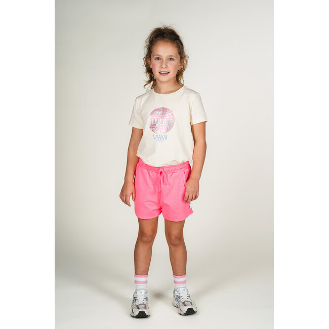 Moodstreet - Sweat Short Binty - Diva Pink