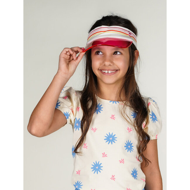 Moodstreet - Raglan AOP Top Alice - Warm White