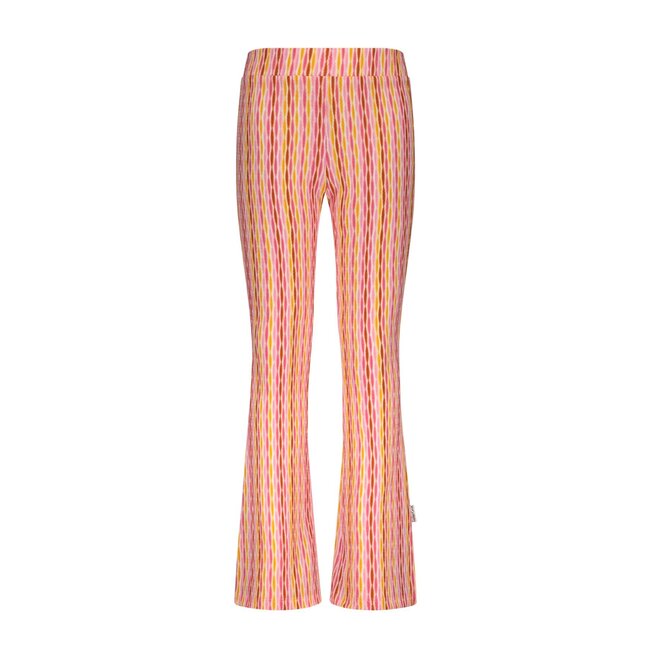 B.Nosy - Flared Printed Pants Pepper - Meshmerized AO