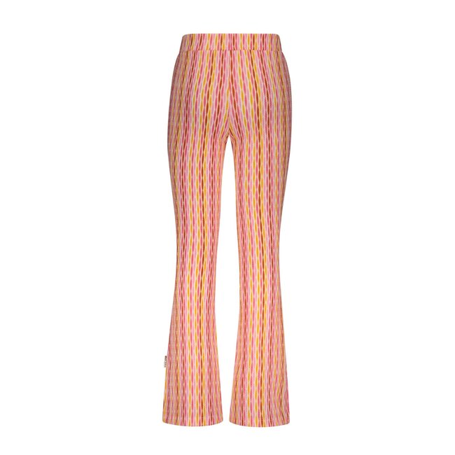 B.Nosy - Flared Printed Pants Pepper - Meshmerized AO