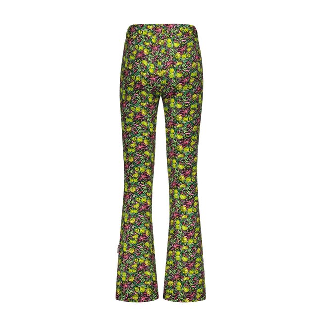 B.Nosy - Flared Printed Pants Phoebe - Lemon AO