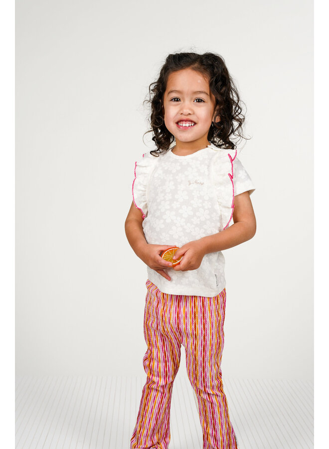B.Nosy - Fower Top With Ruffles Blake - Cotton