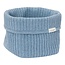 Little Dutch - Gebreide Opbergmand Klein - Pure Denim Blue