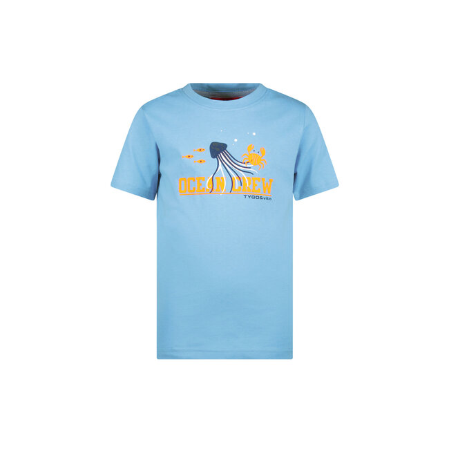 Tygo & Vito - T-shirt Jaimy - Bright Blue