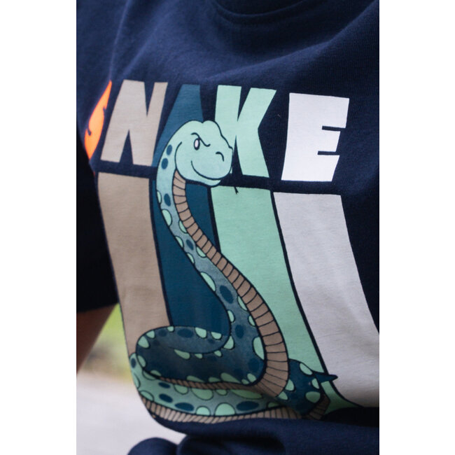 Tygo & Vito - T-shirt Jaimy Snake - Navy