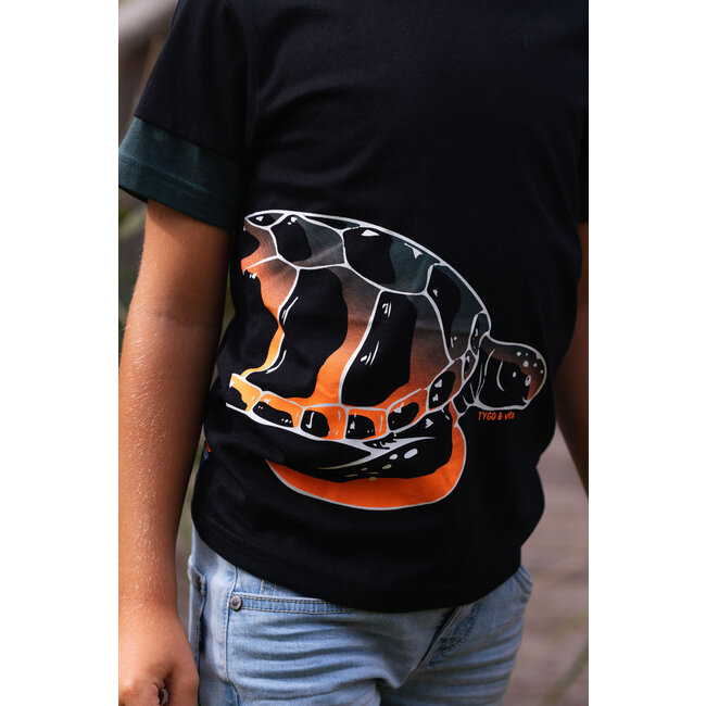 Tygo & Vito - T-shirt Toby -  Black