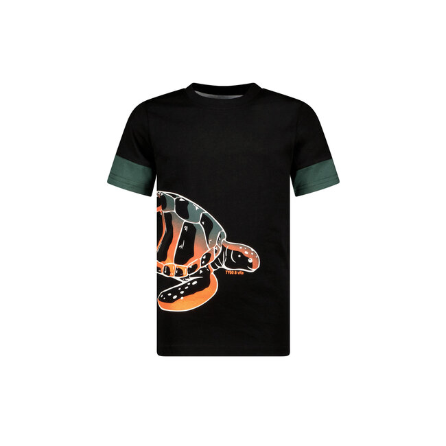 Tygo & Vito - T-shirt Toby -  Black