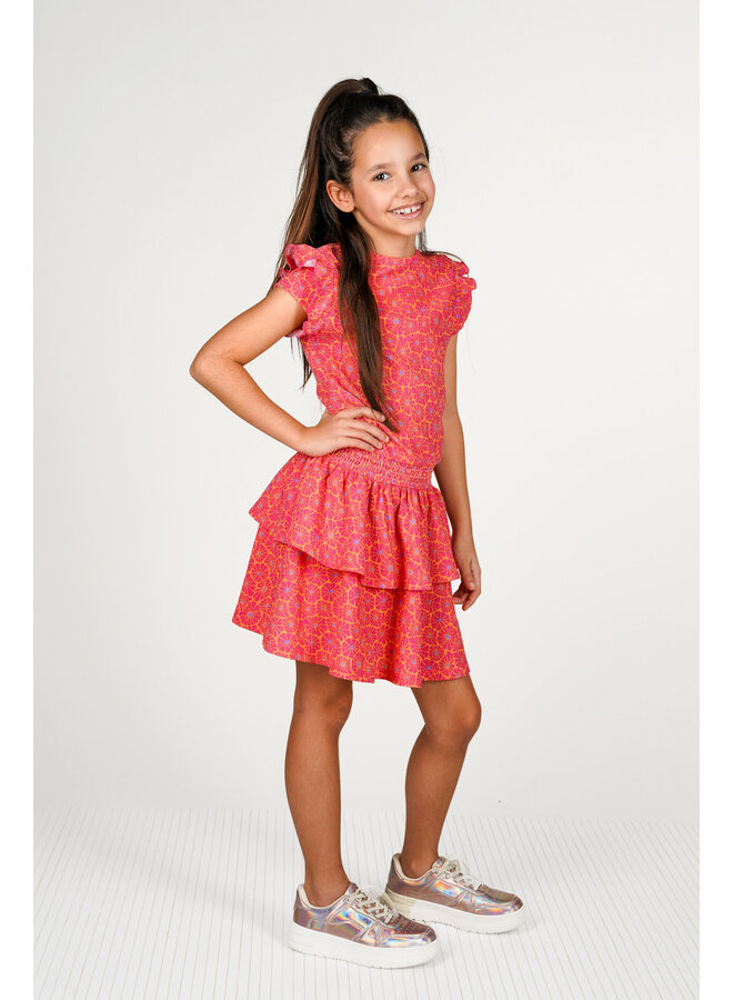 B.Nosy - Printed Dress Delphi - Fabulous AO