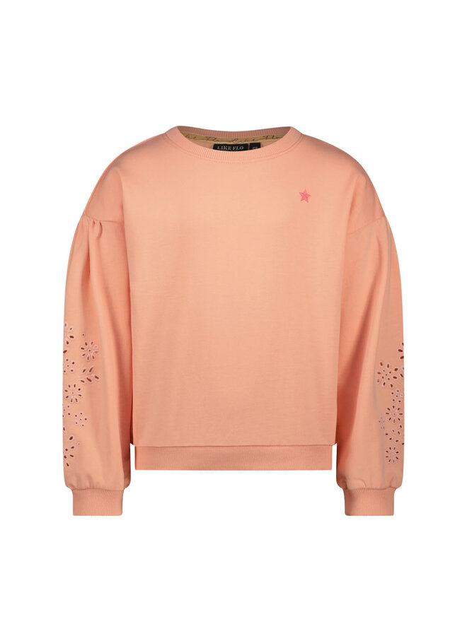 Like Flo - Sweater Donna - Soft Peach