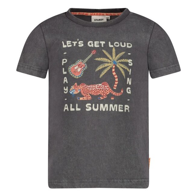 Sturdy - T-shirt Antraciet - Happy Rio