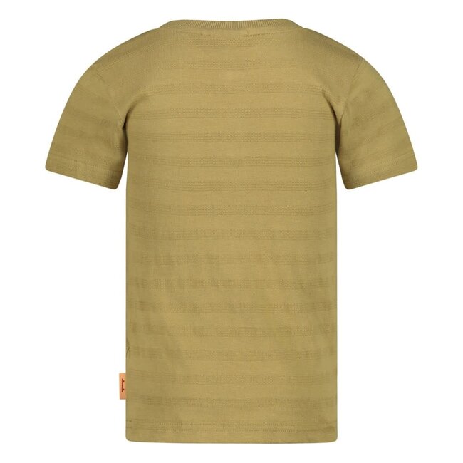 Sturdy - T-shirt Met Knopen Groen - Happy Rio