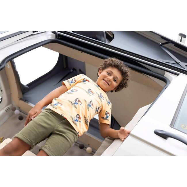 Sturdy - T-shirt AOP Perzik - Happy Rio