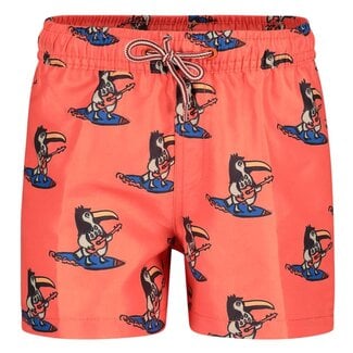 Sturdy Sturdy - Zwemshort AOP Koraal - Happy Rio