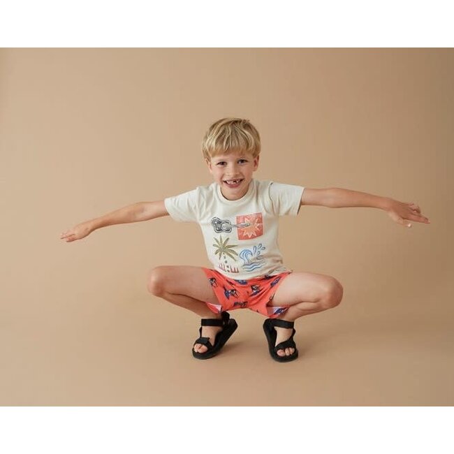 Sturdy - Zwemshort AOP Koraal - Happy Rio