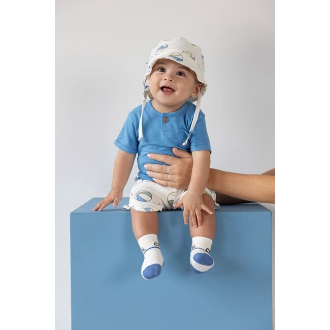 Feetje - Zonnehoed AOP Offwhite - Pool Time