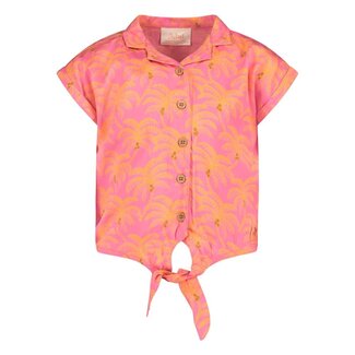 Jubel Jubel - Blouse AOP Roze - Samba Shake